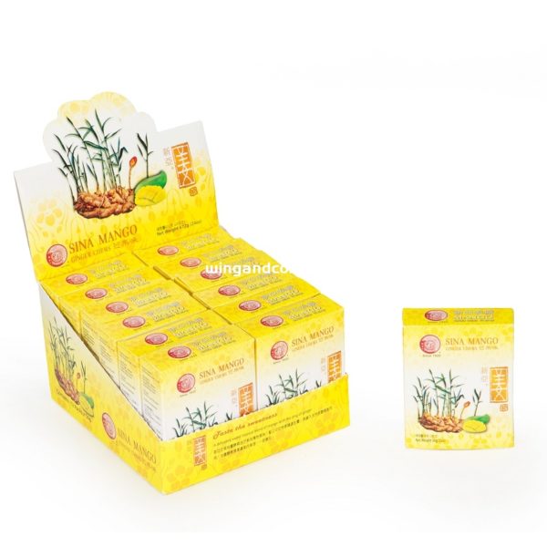 Sina Ginger Chews Candy 60g /12