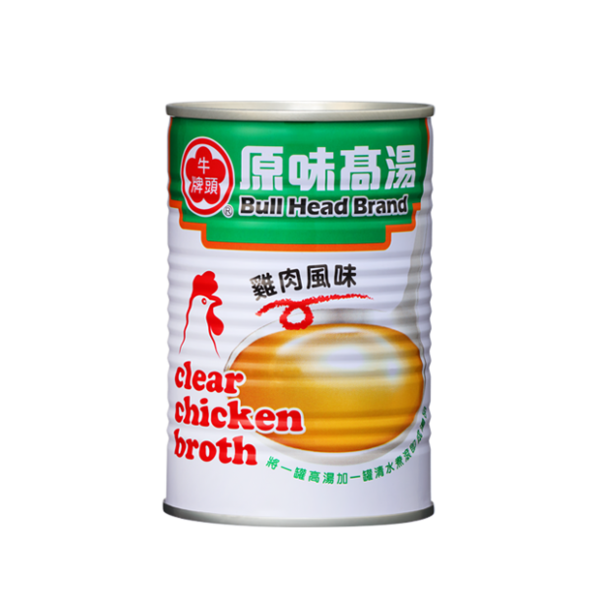 BULL HEAD CHICKEN BROTH 411ML /24