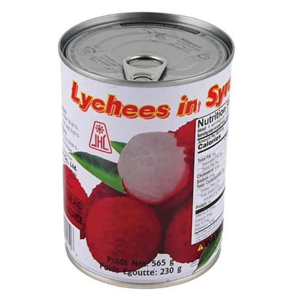 JHC LYCHEE IN SYRUP 565G /12  *JUMBO