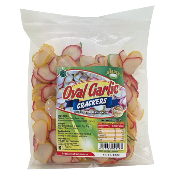 Oval Garlic Cracker GF 200g /50